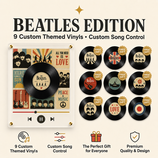 The Beatles  Music Magnet Vinyl Speaker (PRE-Order now)