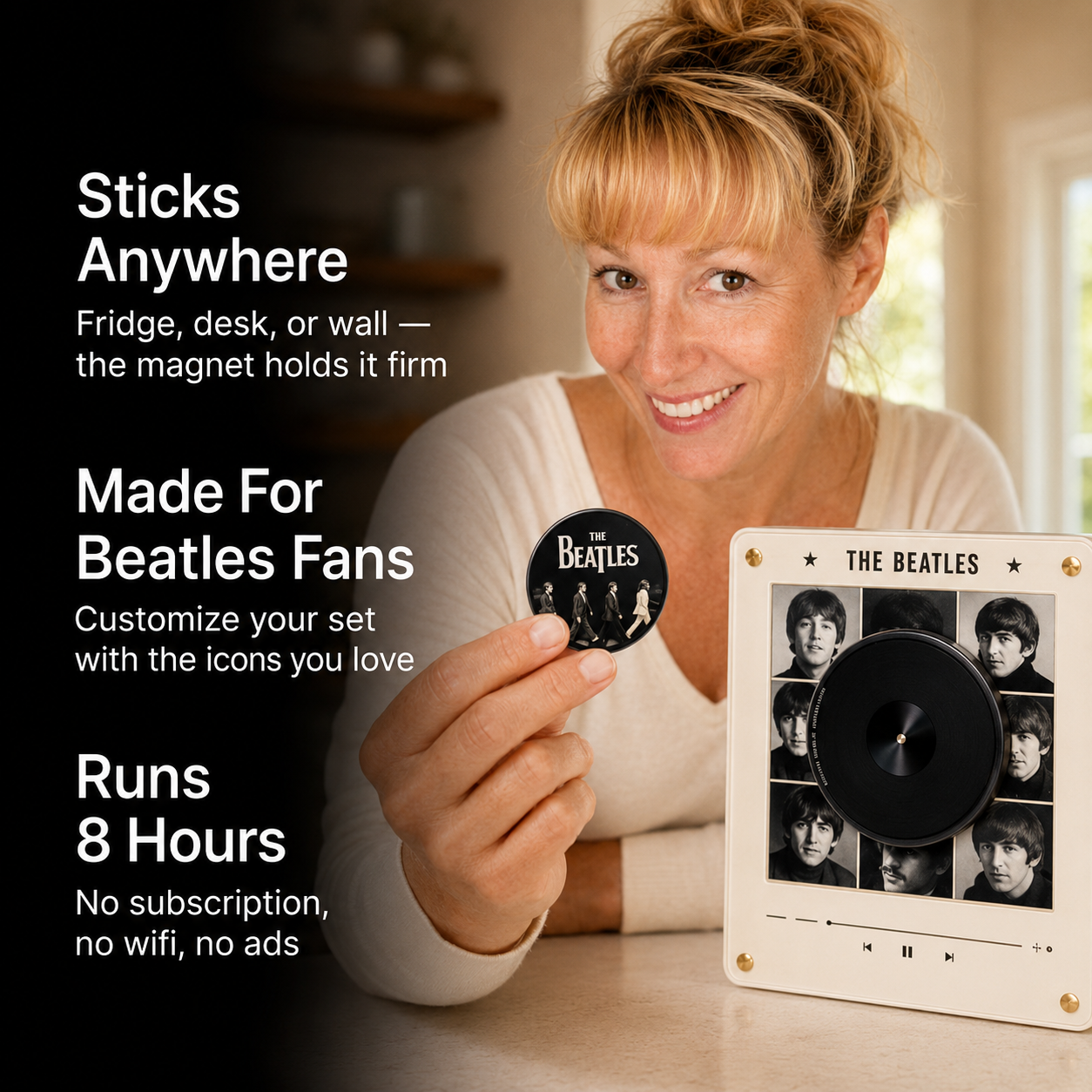 The Beatles  Music Magnet Vinyl Speaker (PRE-Order now)