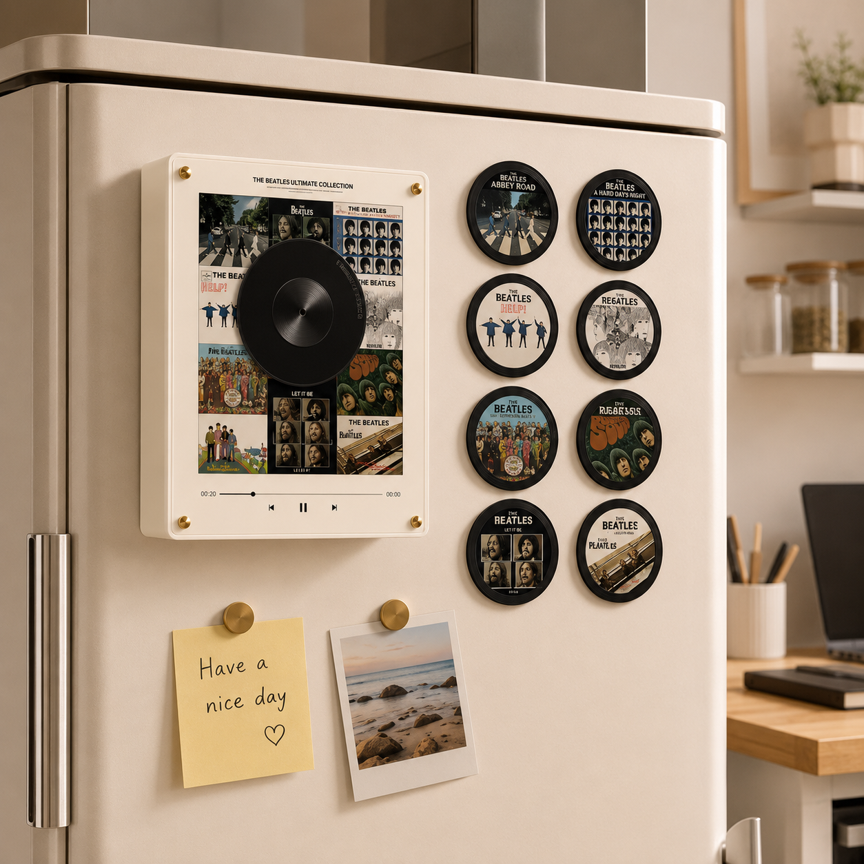 The Beatles  Music Magnet Vinyl Speaker (PRE-Order now)