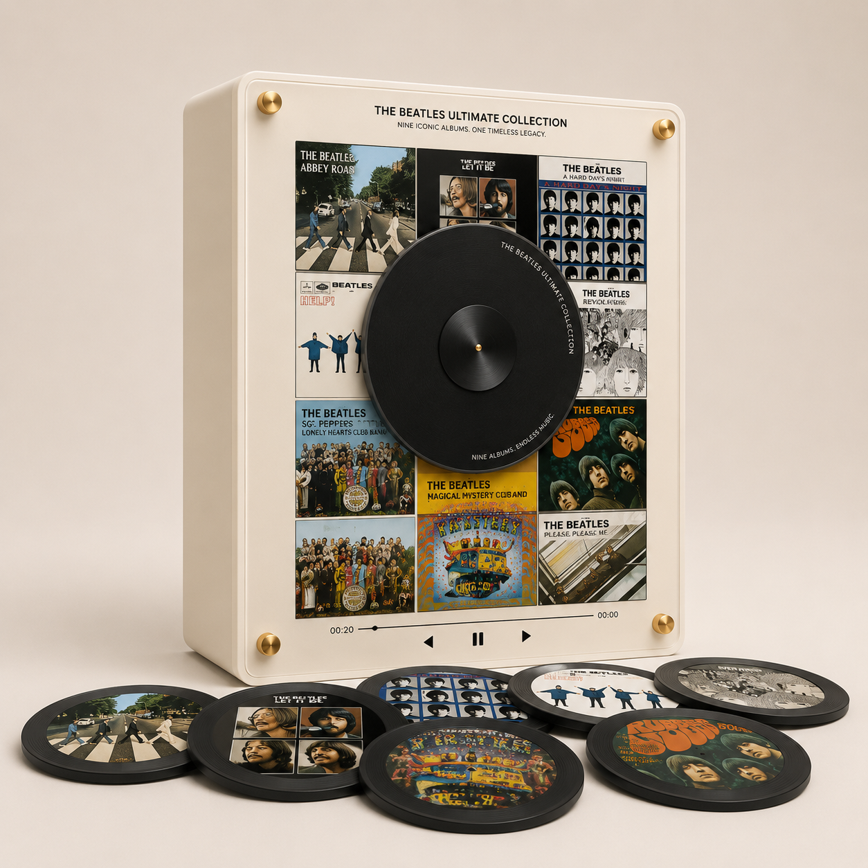 The Beatles  Music Magnet Vinyl Speaker (PRE-Order now)