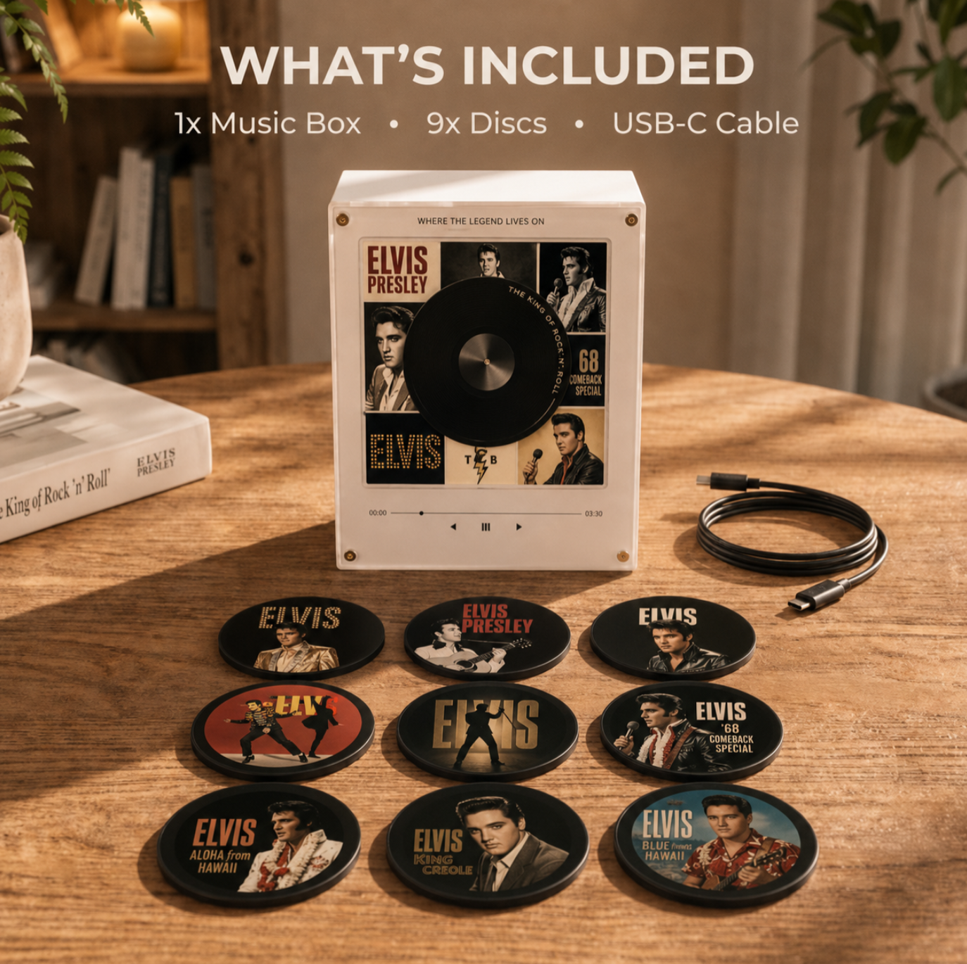 Elvis Music Magnet Vinyl Speaker (PRE-Order now)